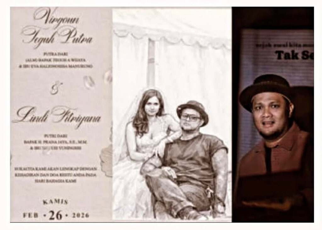 Dalam undangan yang beredar, pelantun lagu “Surat Cinta untuk Starla” itu dijadwalkan melangsungkan akad nikah pada Kamis, 26 Februari 2026, pukul 16.00 WIB